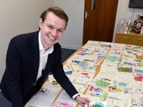 Maidenhead MP chooses winner and runners-up in Christmas card competition