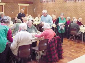 Cox Green club enjoys turkey lunch thanks to Cracker Appeal