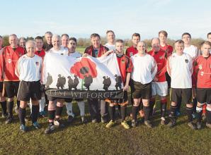 In pictures: Christmas truce football match in Twyford