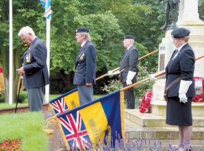 Battle of the Somme anniversary commemorated at Burnham war memorial