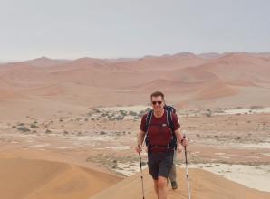 Maidenhead man finishes 'arduous' trek across Namib desert for St Marks Hospital