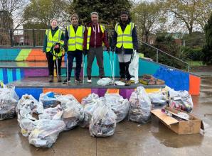 Volunteers turn 'festive energy into civic action' at Diwali clean up in Slough park