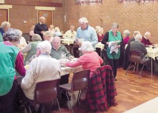 Cox Green club enjoys turkey lunch thanks to Cracker Appeal