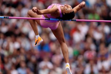 Morgan Lake stays grounded after historic jump ahead of World Championships"