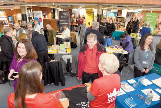 Maidenhead health and wellbeing fayre for older men is a success