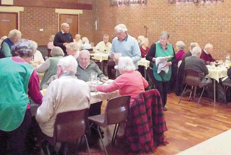 Cox Green club enjoys turkey lunch thanks to Cracker Appeal