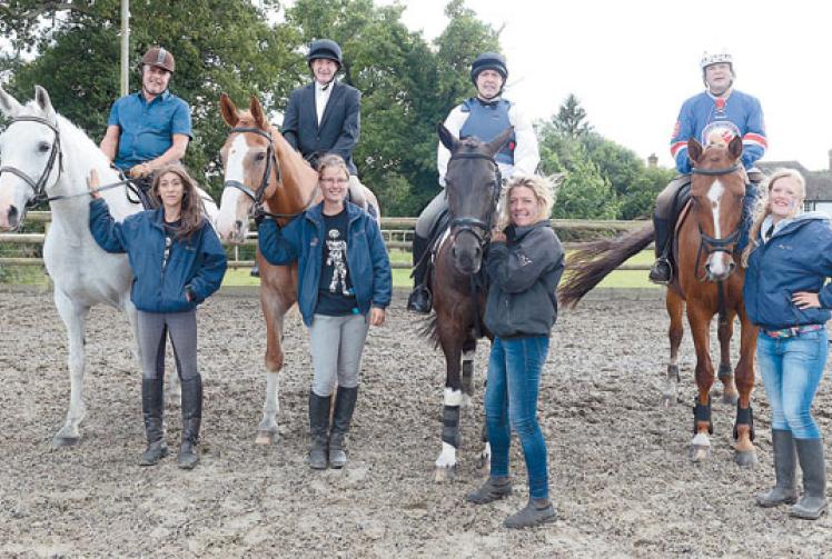 In pictures: 'Old fools on horses' at Snowball Farm Equestrian Centre