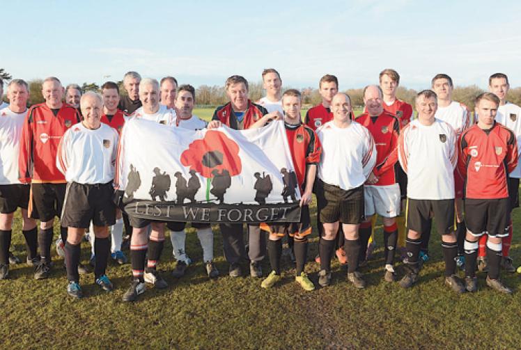 In pictures: Christmas truce football match in Twyford