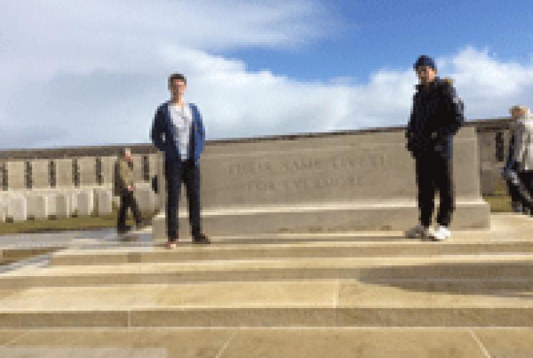 Langley Grammar students take part in 'once in a lifetime' tour of Western Front