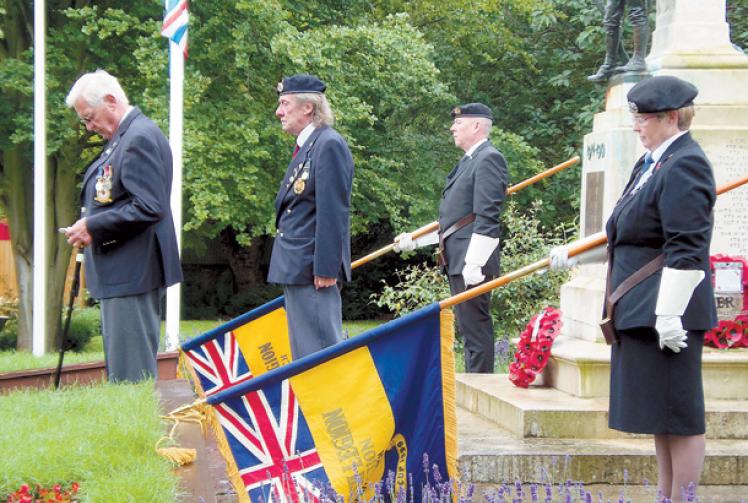 Battle of the Somme anniversary commemorated at Burnham war memorial
