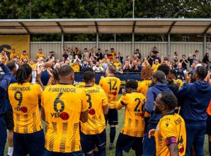 Rebels slip back into relegation zone after 2&ndash;0 defeat at Dover Athletic