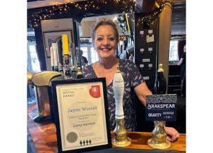 Wargrave publican becomes Brakspear&rsquo;s longest-serving landlady after 46 years