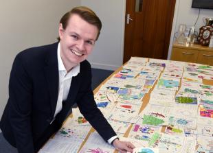 Maidenhead MP chooses winner and runners-up in Christmas card competition