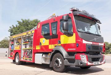 Firefighters attend crash involving two cars in Uxbridge Road